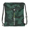 Kuprinė su virvutėmis Kelme Camo Juoda Žalia 35 x 40 x 1 cm