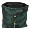 Kuprinė su virvutėmis Kelme Camo Juoda Žalia 35 x 40 x 1 cm