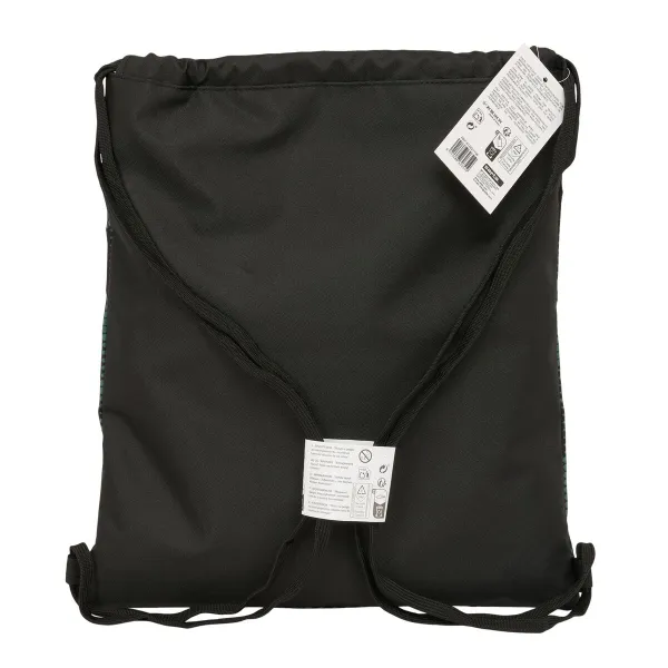Kuprinė su virvutėmis Kelme Camo Juoda Žalia 35 x 40 x 1 cm