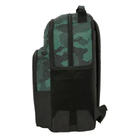 Mokyklinis krepšys Kelme Camo Juoda Žalia 32 x 42 x 15 cm