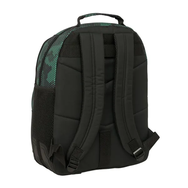 Mokyklinis krepšys Kelme Camo Juoda Žalia 32 x 42 x 15 cm