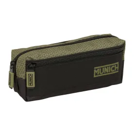 Holdall Munich West Black Green 22 x 8,5 x 6 cm