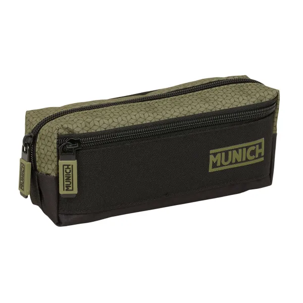 Holdall Munich West Black Green 22 x 8,5 x 6 cm
