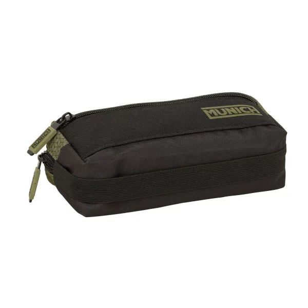 Holdall Munich West Black Green 22 x 8,5 x 6 cm