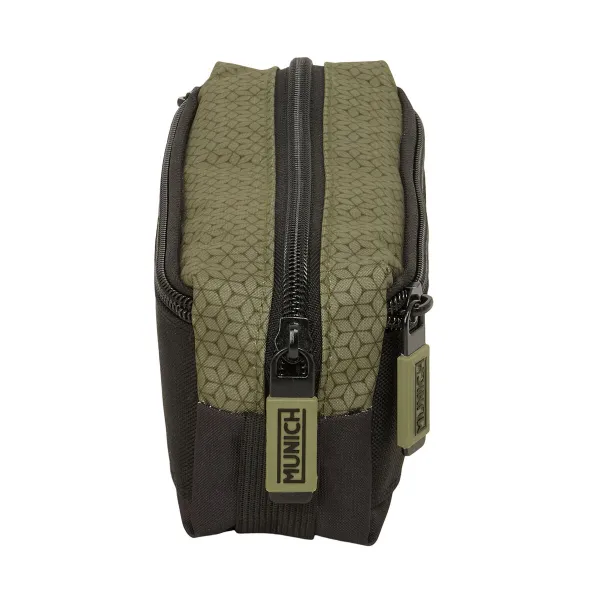 Holdall Munich West Black Green 22 x 8,5 x 6 cm