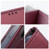 Case Smart Magnetic Samsung S731 S25 FE burgundy