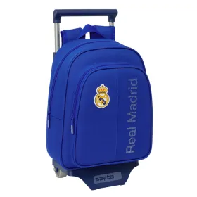 Mokyklinis krepšys Real Madrid C.F. Mėlyna 27 x 10 x 67 cm 27 x 33 x 10 cm