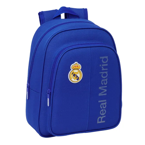 Mokyklinis krepšys Real Madrid C.F. Mėlyna 27 x 33 x 10 cm