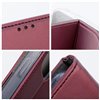 Case Smart Magnetic Xiaomi Redmi Note 12S burgundy