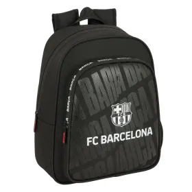 Mokyklinis krepšys F.C. Barcelona Juoda 27 x 33 x 10 cm