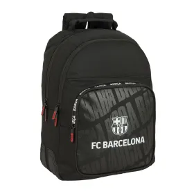 Mokyklinis krepšys F.C. Barcelona Juoda 32 x 42 x 15 cm