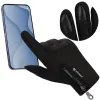 Winter Touchscreen Gloves for Phone Springos GL0004, Universal, Size XL, Black