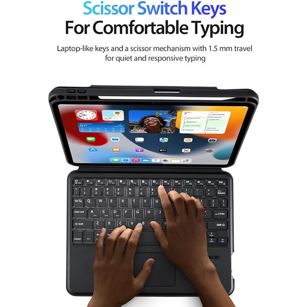 Case with keyboard Dux Ducis DK Apple iPad Pro 11 2018/2020/2021/2022 black