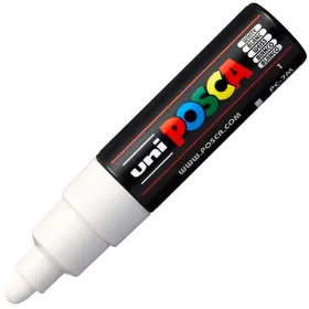 Marker Uni-Ball PC-7M Blanco White