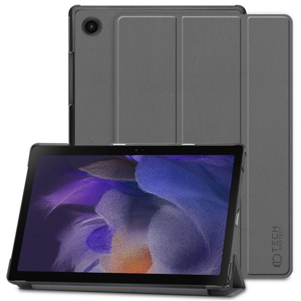 Dėklas Tech-Protect SmartCase Samsung X200/X205 Tab A8 10.5 2021 pilkas