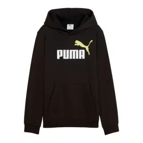 Uniseksinis džemperis su gobtuvu Puma Essentials 2 Color No. 1 Low Juoda