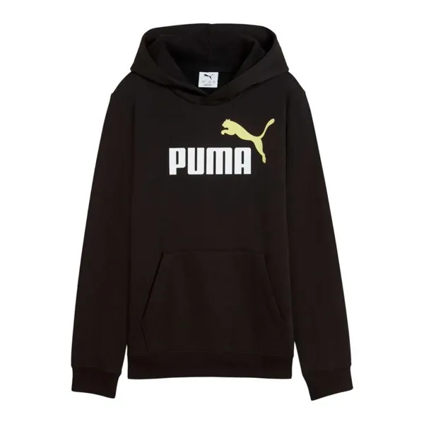 Uniseksinis džemperis su gobtuvu Puma Essentials 2 Color No. 1 Low Juoda