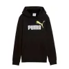 Uniseksinis džemperis su gobtuvu Puma Essentials 2 Color No.1 Log Juoda