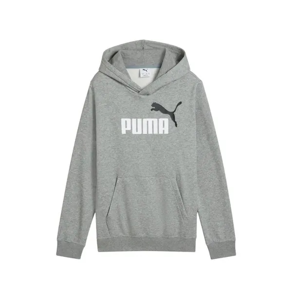 Uniseksinis džemperis su gobtuvu Puma Essentials 2 Color No.1 Pilka