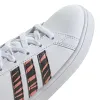 Lasten urheilukengät Adidas Grand Court Print Valkoinen