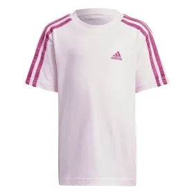 Vaikiška sportinė apranga Adidas Lk 3S Co T Set Rožinė