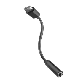 USB-C – Jack 3.5 mm adapteris Muvit for Change JDS-C35 Juoda