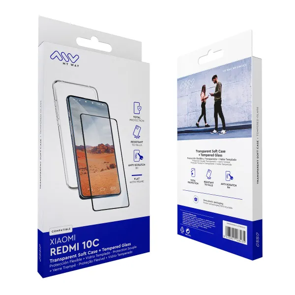 Pārvietojams Pārsegs Myway Redmi 10C Melns