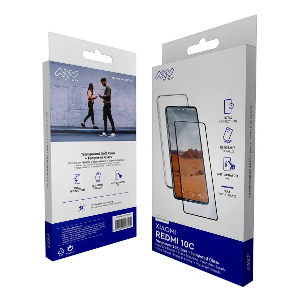 Pārvietojams Pārsegs Myway Redmi 10C Melns