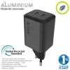 Wall Charger Muvit WCEU66-45-C2 Silver 45 W