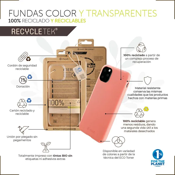 Screen Protector Muvit for Change iPhone 13 iPhone 13