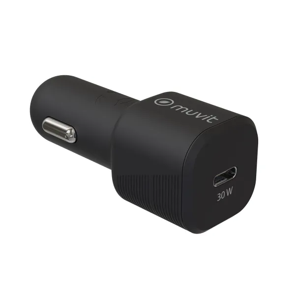 Automobilinis USB įkroviklis Muvit Juoda 30 W