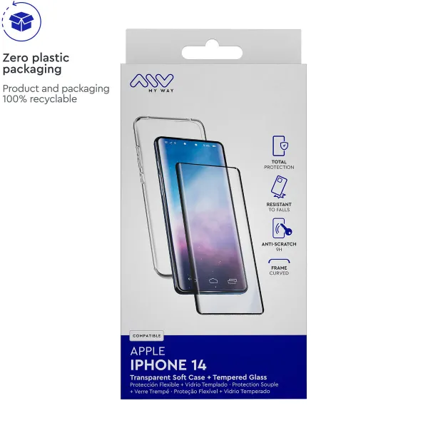 Mobilā Telefona Vāciņš un Aizsargierīce Myway  iPhone 14