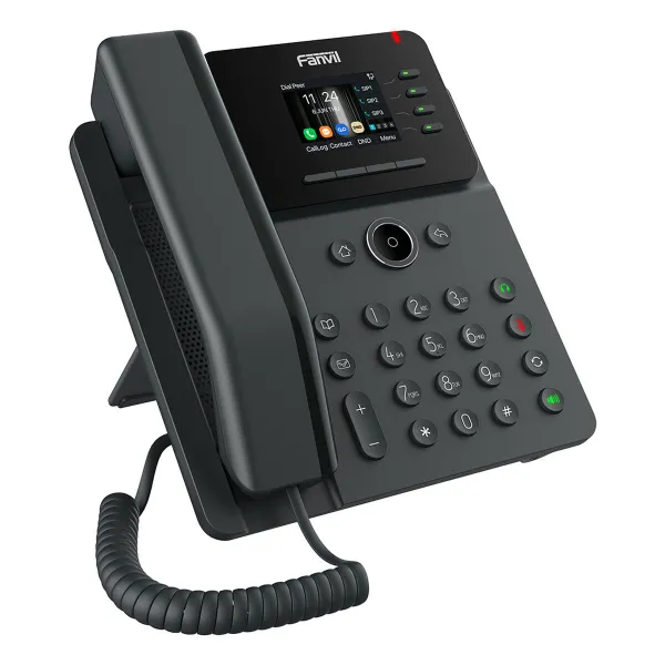 Fiksuotojo ryšio telefonas Fanvil V61G Juoda