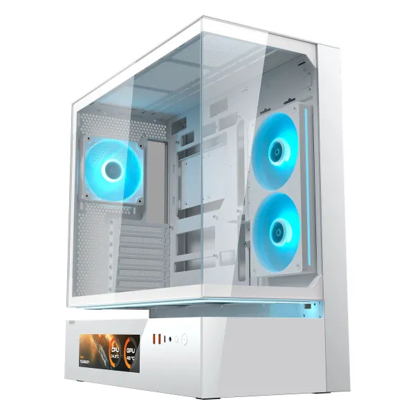 ATX Semi-tower Box Cougar CFV235 Vision White White
