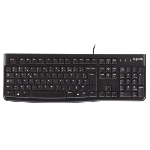 Keyboard Logitech 920-002482 Black Spanish Qwerty AZERTY