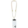 Guess Crossbody Strap 4G Charm - Universal Phone Strap / USB-C to USB-C Cable 1.5m (Beige)