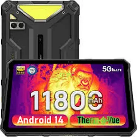 Tablet Ulefone ARMOR PAD 4 ULTRA THERMAL VERSION Qualcomm Snapdragon 7 Gen 3 8 GB RAM 256 GB Black