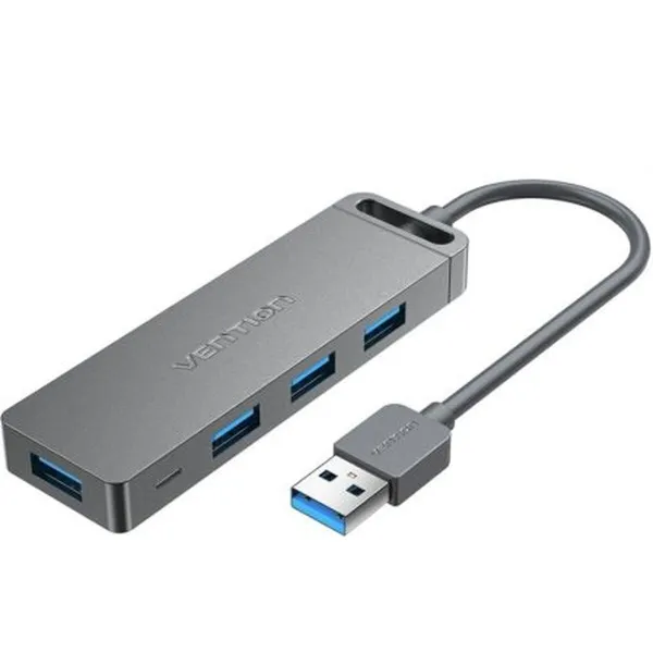 USB Centrmezgls Vention CHLHD Pelēks