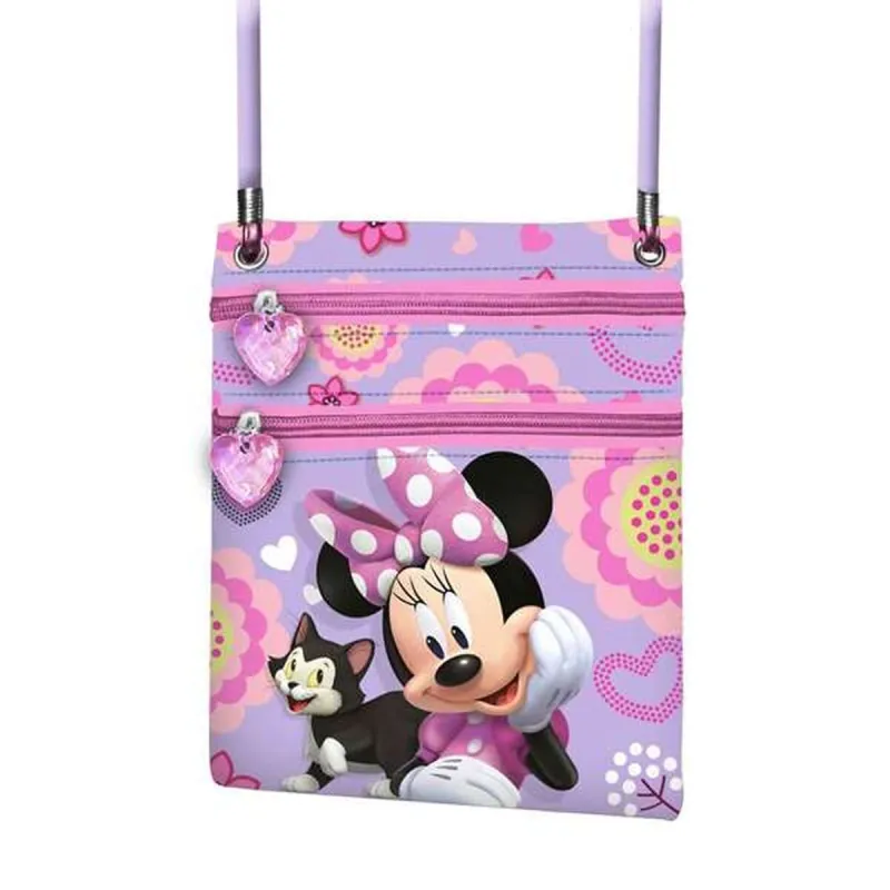 Olkalaukku Minnie Mouse Liila 17 x 15 x 4 cm