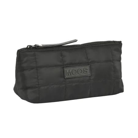 School Toilet Bag Moos Negro Black Padded 23 x 12 x 8 cm