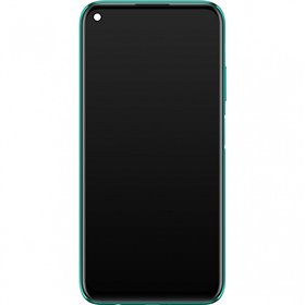 LCD screen Huawei P40 Lite with touch screen, frame and battery Crush Green (service pack)