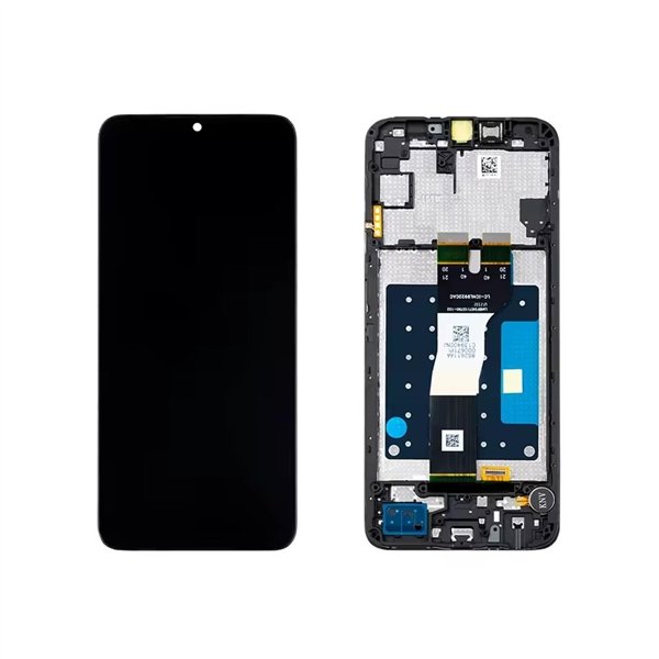 LCD screen Samsung A057 A05s with touch screen with frame black ORG