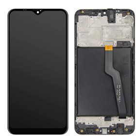 LCD screen Samsung A105 A10 with touch screen and frame Black ORG
