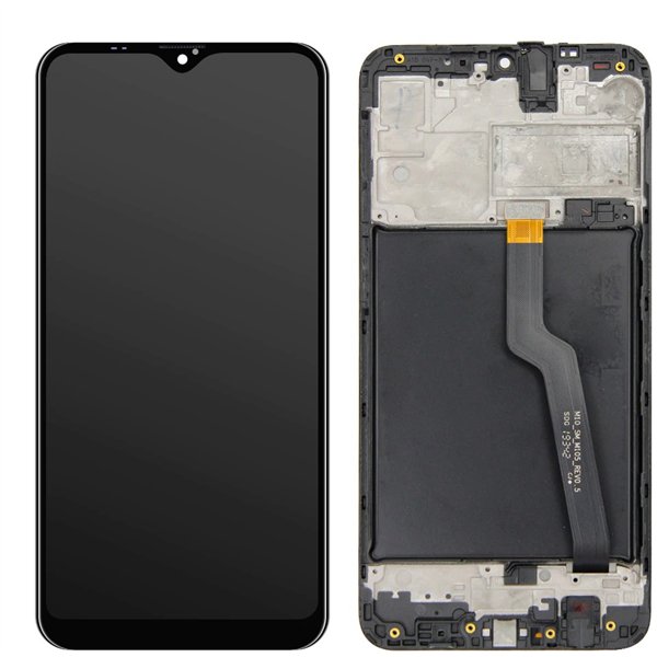LCD screen Samsung A105 A10 with touch screen and frame Black ORG