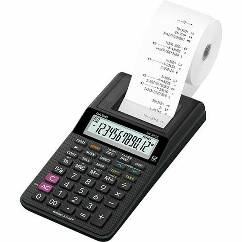 Printer calculator Casio Black