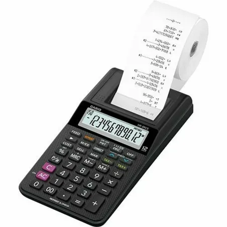 Printer calculator Casio Black
