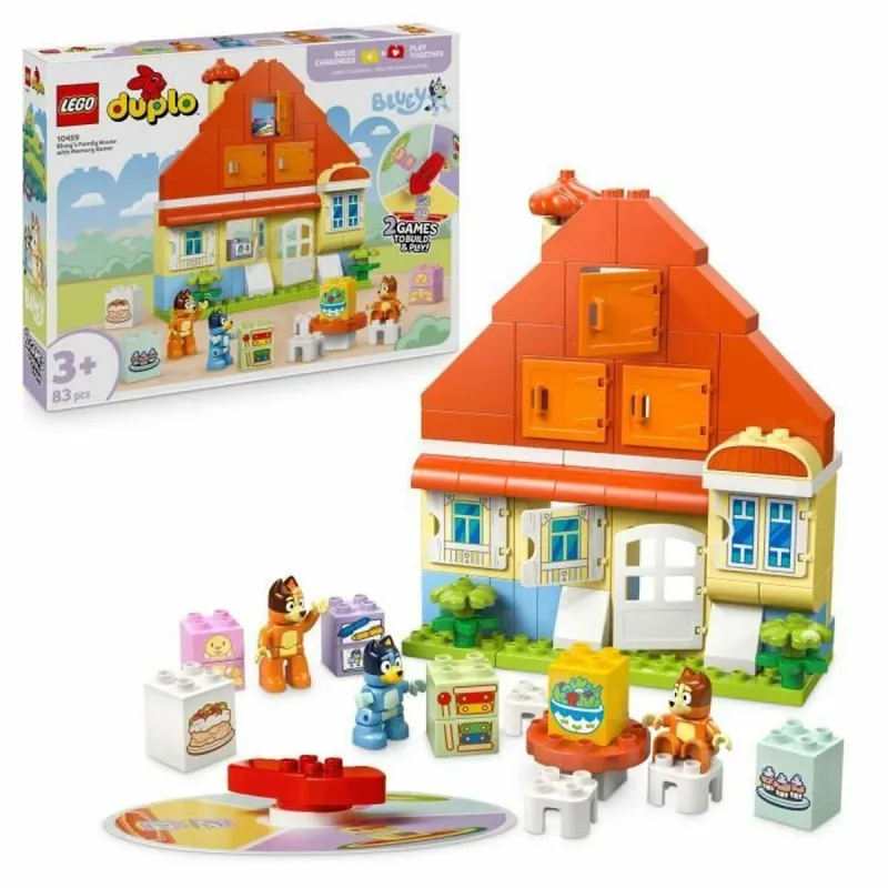 Rakennussetti Lego DUPLO 10459 Bluey's Family House with Memory 83 Kappaletta