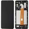 LCD screen Samsung A127 A12s 2021 with touch screen with frame black ORG