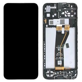 LCD screen Samsung A145 A14 4G with touch screen and frame Black ORG