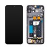 Ekranas Samsung A146 A14 5G su lietimui jautriu stikliuku ir rėmeliu originalus Black (service pack)